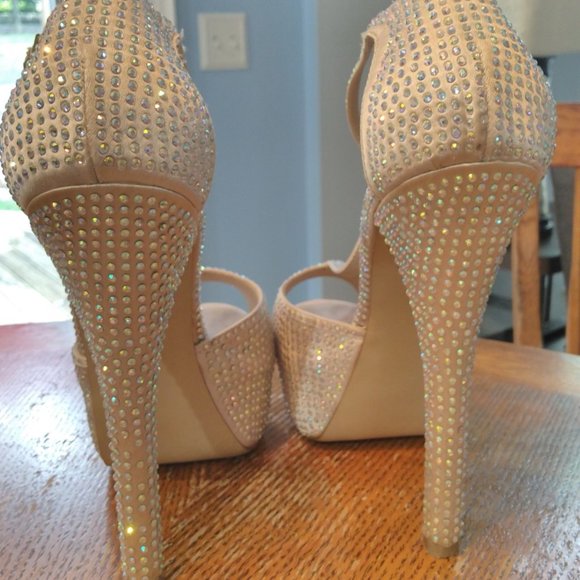 Steve Madden High Heel Sparkle Shoe - Picture 2 of 3